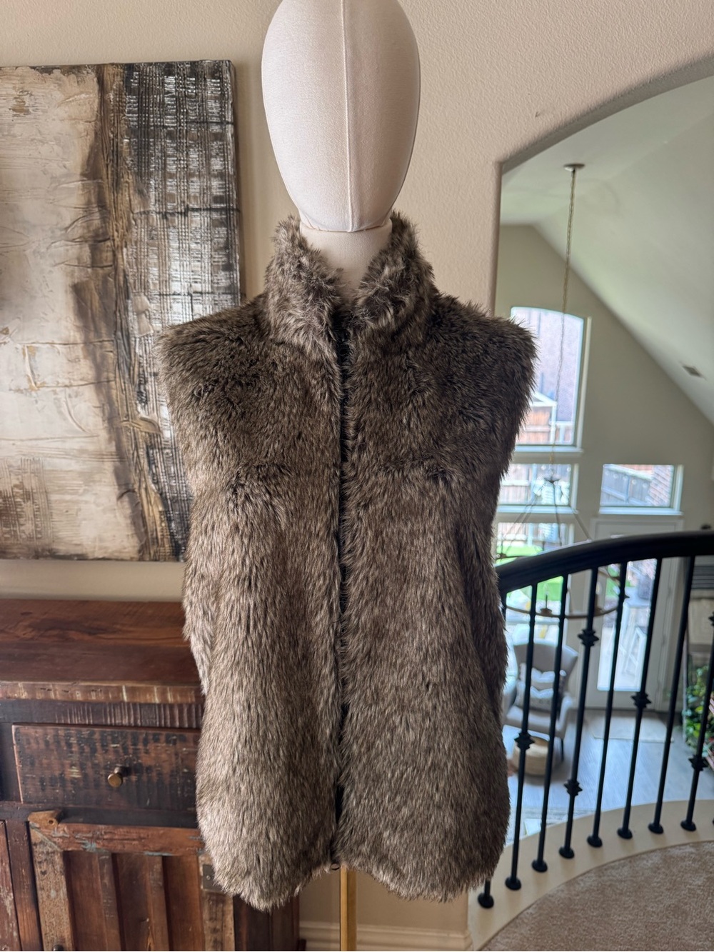 Arianna by Howard’s Faux Fur Vest - Picture 2 of 12